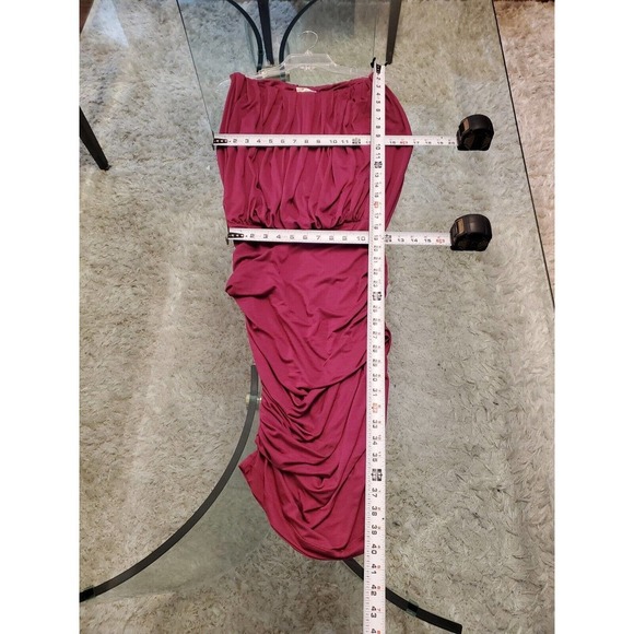 M.S.S.P Women's Purple Viscose Round Neck Sleeveless Knee Length Dress Medium - Picture 6 of 11